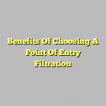 Benefits Of Choosing A Point Of Entry Filtration