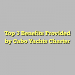 Top 3 Benefits Provided by Cabo Yachts Charter