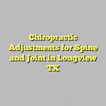Chiropractic Adjustments for Spine and Joint in Longview TX